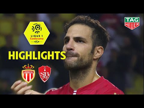 AS Monaco - Stade Brestois 29 ( 4-1 ) - Highlights - (ASM - BREST) / 2019-20
