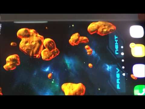 Gyro Space Asteroids 3D Live Wallpaper Video