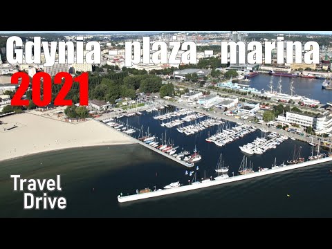 Gdynia PLAŻA - MARINA  wakacje 2021 4K