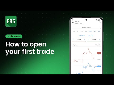 How to open your first trade in MT4/MT5 on mobile. FBS tutorial