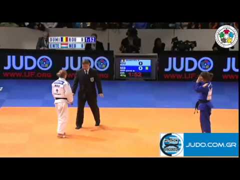 Judo Grand Prix Amsterdam 2011 1/2 Final -48kg DUMITRU (ROU)-ENTE (NED)
