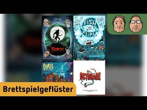 Brettspielgeflüster - Bewere, Fish 'n' Flips, Octorage, Paris - Alex & Peat #15