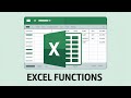 Working with Excel Basic Functions | Beginner Tutorial