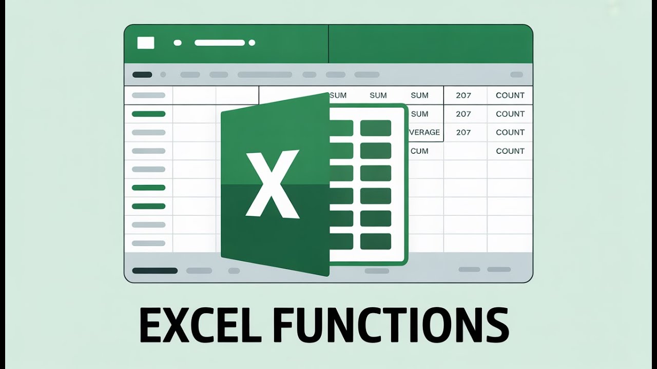 Working with Excel Basic Functions | Beginner Tutorial