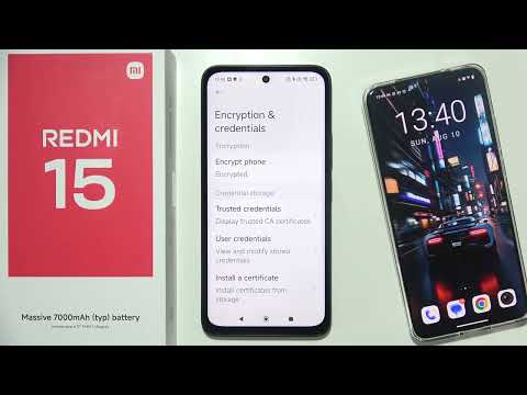 REDMI 15: How to Clear Credentials