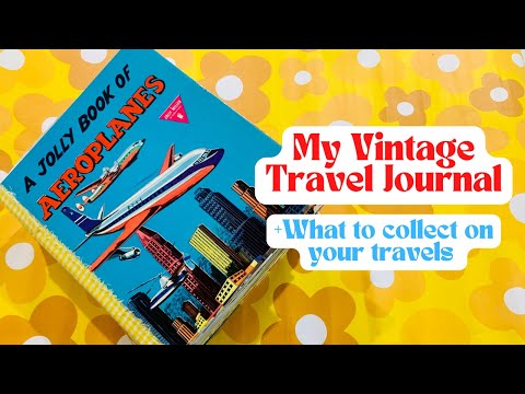 Travel Junk Journal + what to collect on your travels | Travel Diary Flip Through
