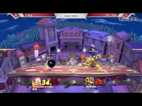 SP66 D~4ng (Rosalina) Vs. HY | Pollo (Bowser) - Losers Semis - Smash 4