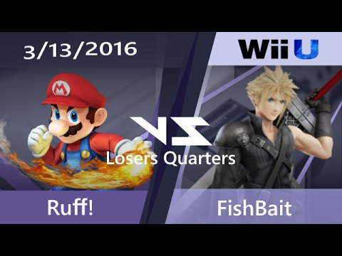 Super SmashNest 5 Losers Quarters - Ruff! (Mario) Vs. Fishbait (Cloud)