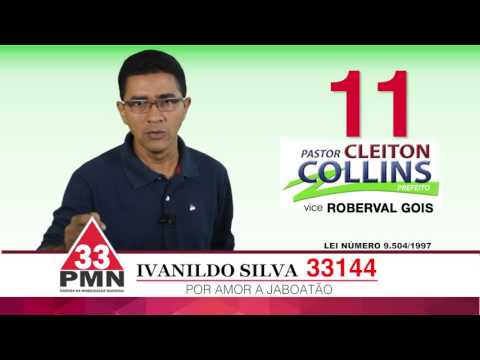 IVANILDO SILVA 33144 - JABOATÃO DOS GUARARAPES - FRENTE POR AMOR A JABOATÃO -