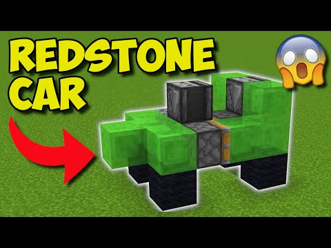 (1.17+) How To Make A WORKING CAR In Minecraft!!!!!!