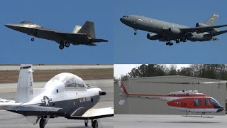 F-22A, KC-10A, T-6II ,TH-57: Military Action Around Atlanta Area