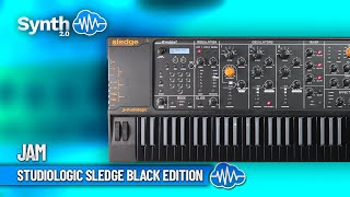 Video thumbnail for STUDIOLOGIC SLEDGE Black Edition | Jam by Synth Cloud