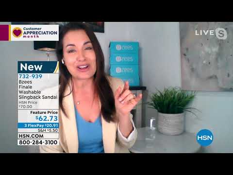 Bzees Finale Washable Slingback Sandal