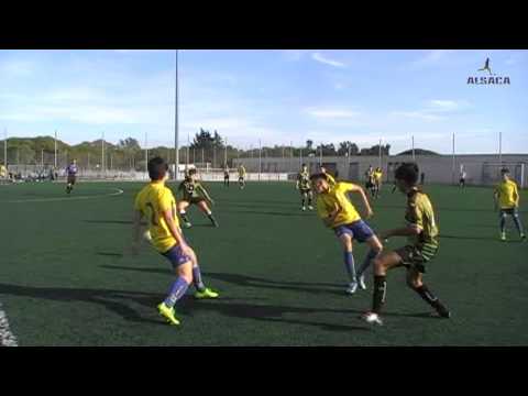 ALSACA2016 Balón de Cádiz C.F. "B" - A.D. Pueblo Nuevo 1er Tiempo Jornada 18 Temporada 2015 - 16