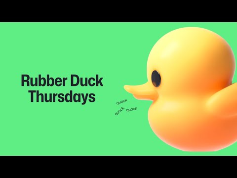 Rubber Duck Thursdays! Come Cowork!