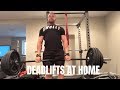 Marc's Road Back to Bodybuilding - Home Gym Deadlift and Hamstring Day