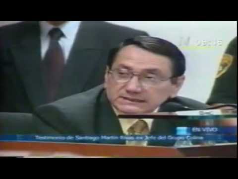 Santiago Martin Rivas declara en juicio a Fujimori. Parte 1