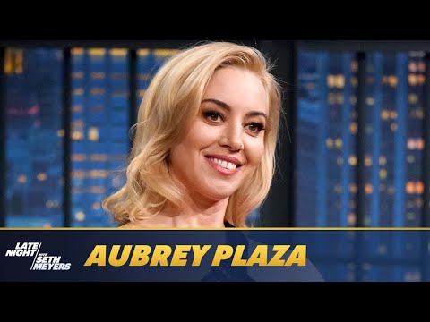Aubrey Plaza Tells Seth Meyers About Her Vandal Past