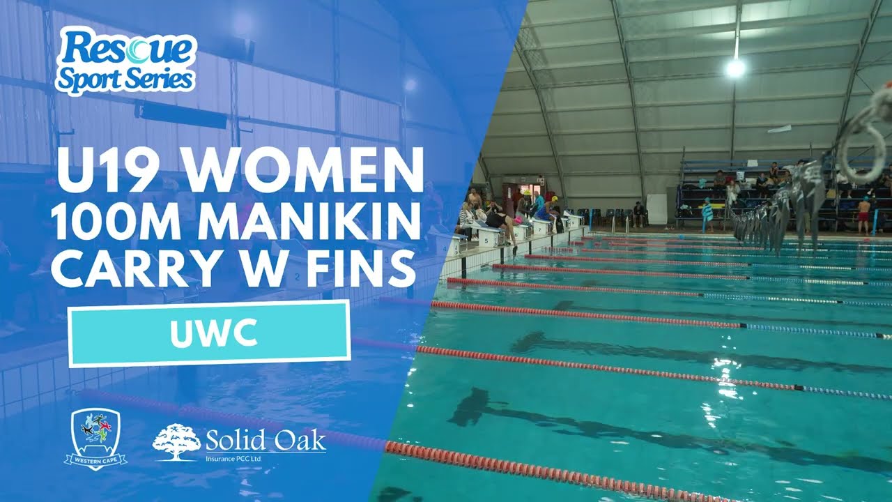 U19 Women 100M Manikin Carry with Fins | Lifesaving Rescue Sport Series | Full Commentary