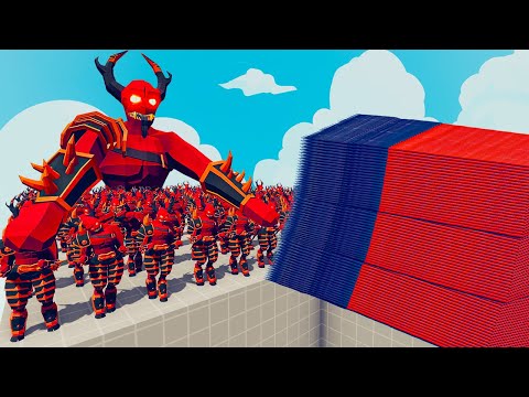 200x DEMON + 1x GIANT vs EVERY GOD - Totally Accurate Battle Simulator TABS
