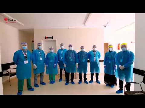 Medical teams work - Gaza medical center