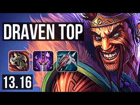 DRAVEN vs LEBLANC (TOP) | 66% winrate, 6/2/11 | NA Diamond | 13.16