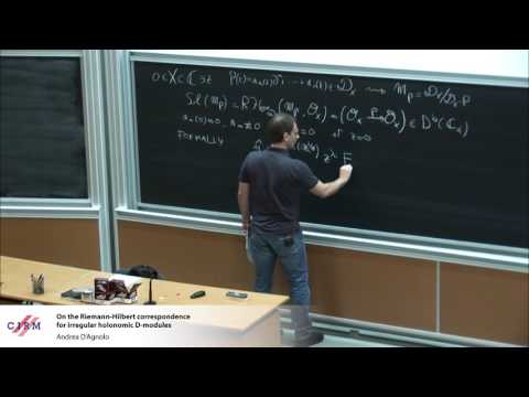 Andrea D'Agnolo : On the Riemann-Hilbert correspondence for irregular holonomic D-modules