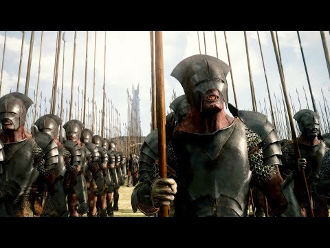 Die Phalanx-Taktik von Isengart｜Lord of the Rings Cinematic Battle ｜Isengard VS Lothlorien