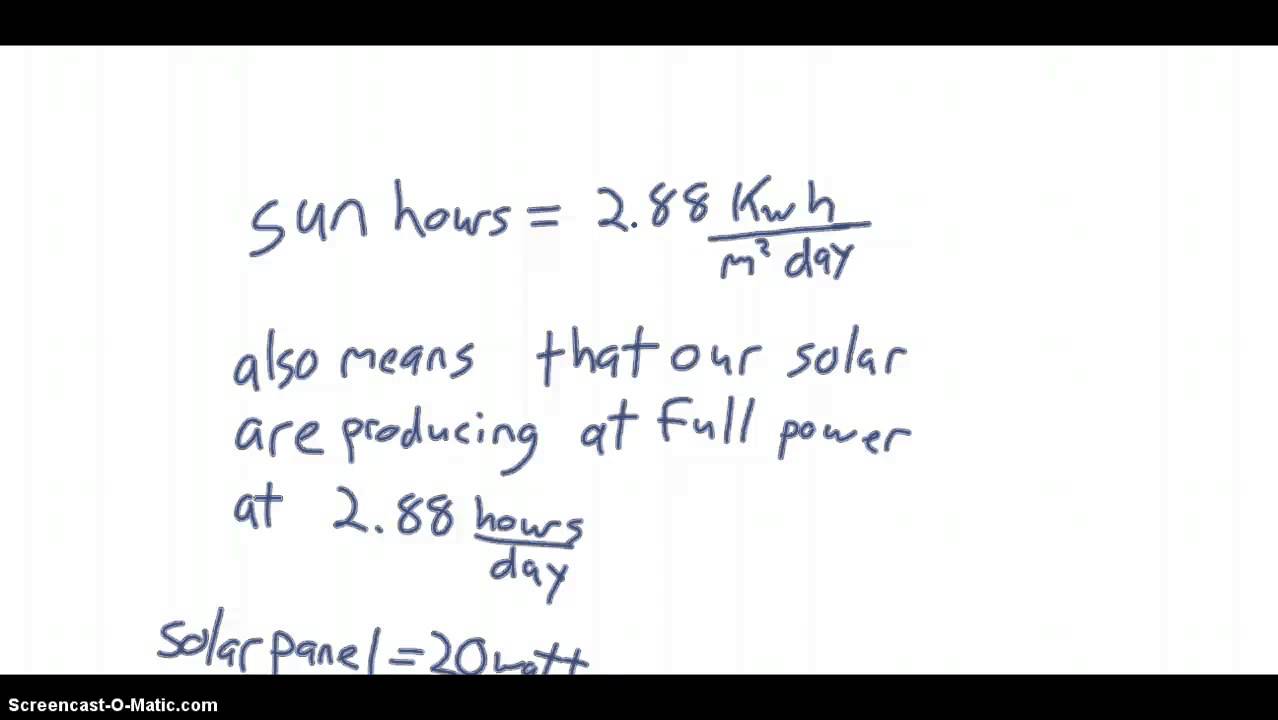 Solar System Design Notes