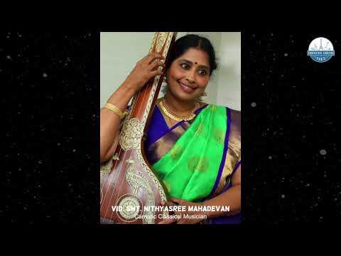 Dr Nityashri Mahadevan gives her best wishes to CCParis for organising Paris Tyagaraja Aradhana 2023