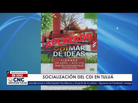 👥 Socialización del CDI en Tuluá será el 30 de abril con participación ciudadana