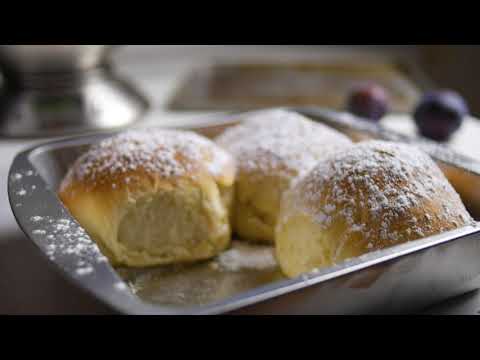 German Dumplings with a Plum filling  - Vegan Recipe