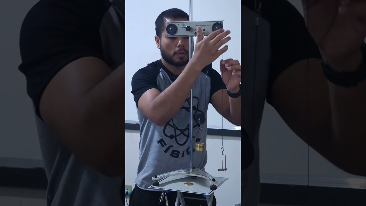 JOGO DE POLIAS #FÍSICA #LABORATÓRIO #CIÊNCIA