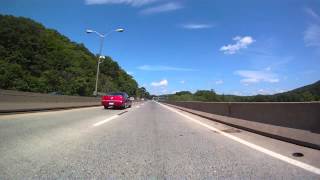 preview picture of video 'Motorcycle Crossing Delawre water Gap bridge Route 80 west'