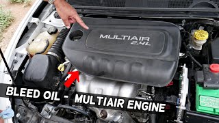 MULTIAIR ENGINE OIL BLEED DODGE CHRYSLER JEEP FIAT