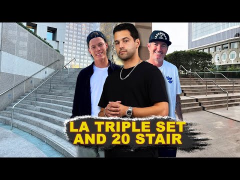 Skating the LA Triple & 20! Feat. Paul Rodriguez, Jeremy Wray, and Jake Ilardi - Spot History Ep. 29