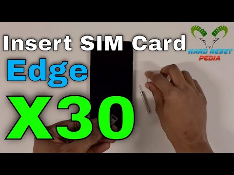 Motorola Edge X30 Insert The SIM Card
