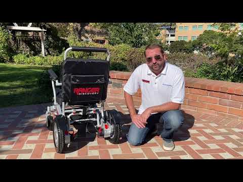 Porto Mobility RANGER DISCOVERY Lightweight Foldable Electric Wheelchair General Overview