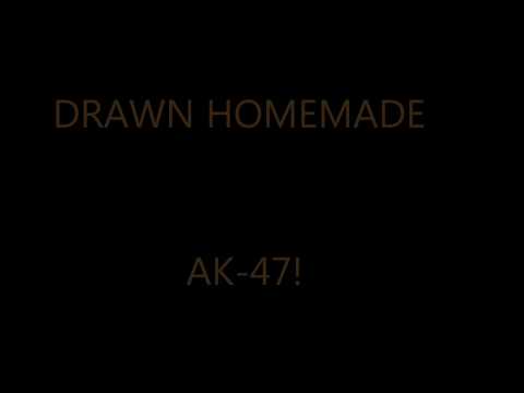 MY AWESOME DRAWN AK-47 FROM MW,REAL LIFE,BO AND MW2!