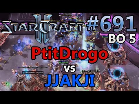 PtitDrogo (P) vs JJAKJI (T) | BO5 Part 2 | HSC XVI | Starcraft 2: Replay-Cast #691 [German]