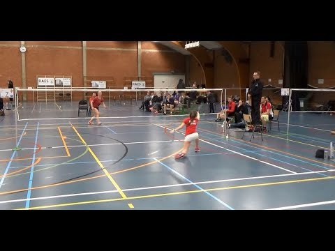 Women's singles final B1 Steffi Van De Vel vs Karla Henry 19/01/2020