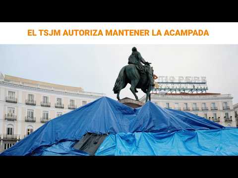 🔴DIRECTO | Continúa la acampada en la Puerta del Sol a la espera de decisión judicial |RTVE Noticias