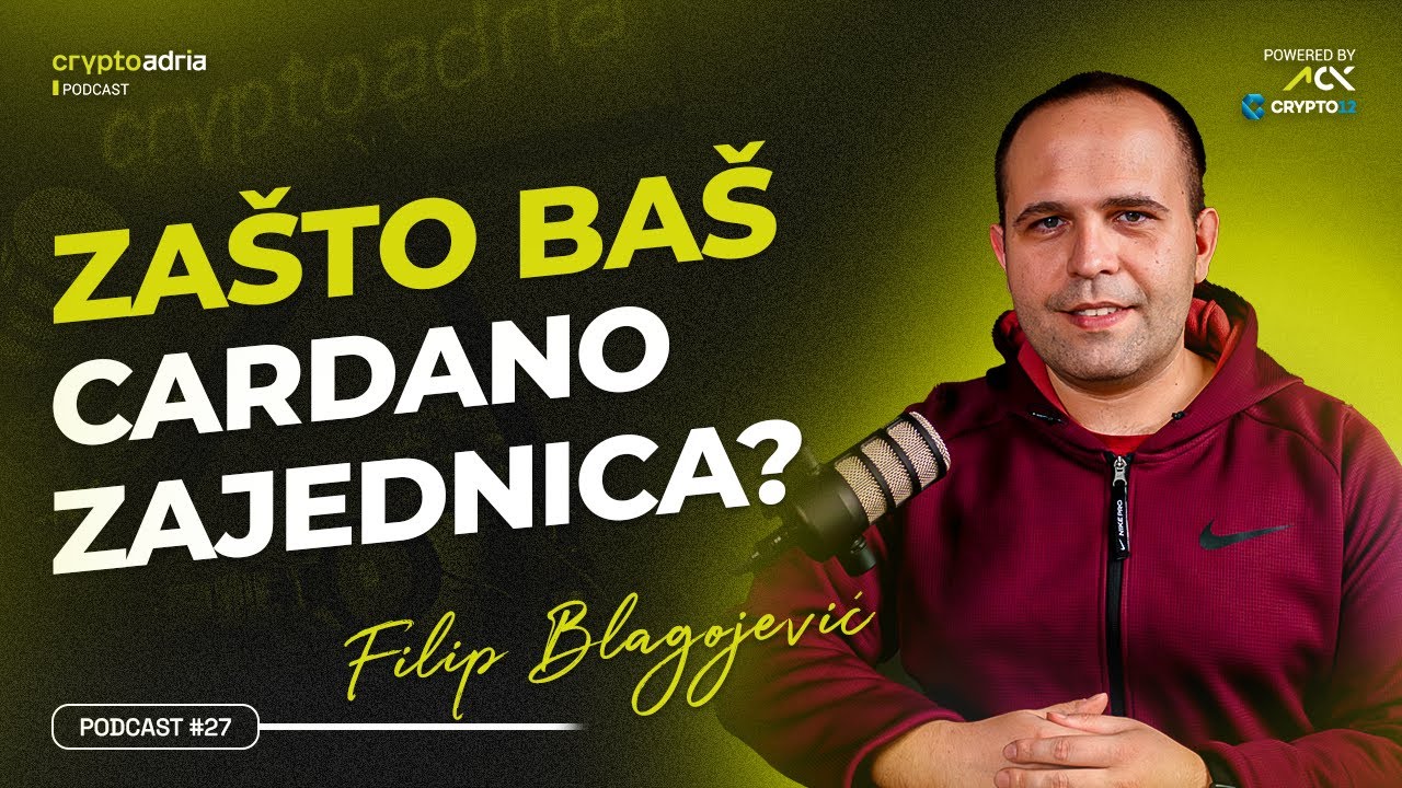 Zašto baš Cardano zajednica? | CryptoAdria podcast