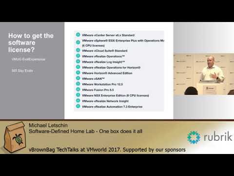 Michael Letschin - Software Defined Home Lab   One box does it all