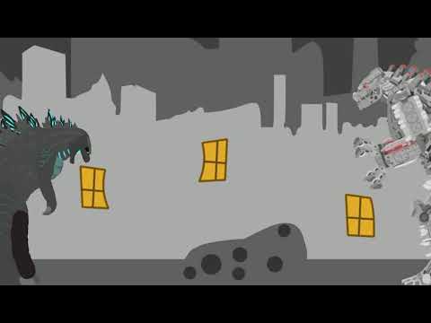 Godzilla vs mechagodzilla but with a twist