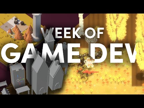 A Week of Indie Game Dev Progress in 4 minutes - Devlog