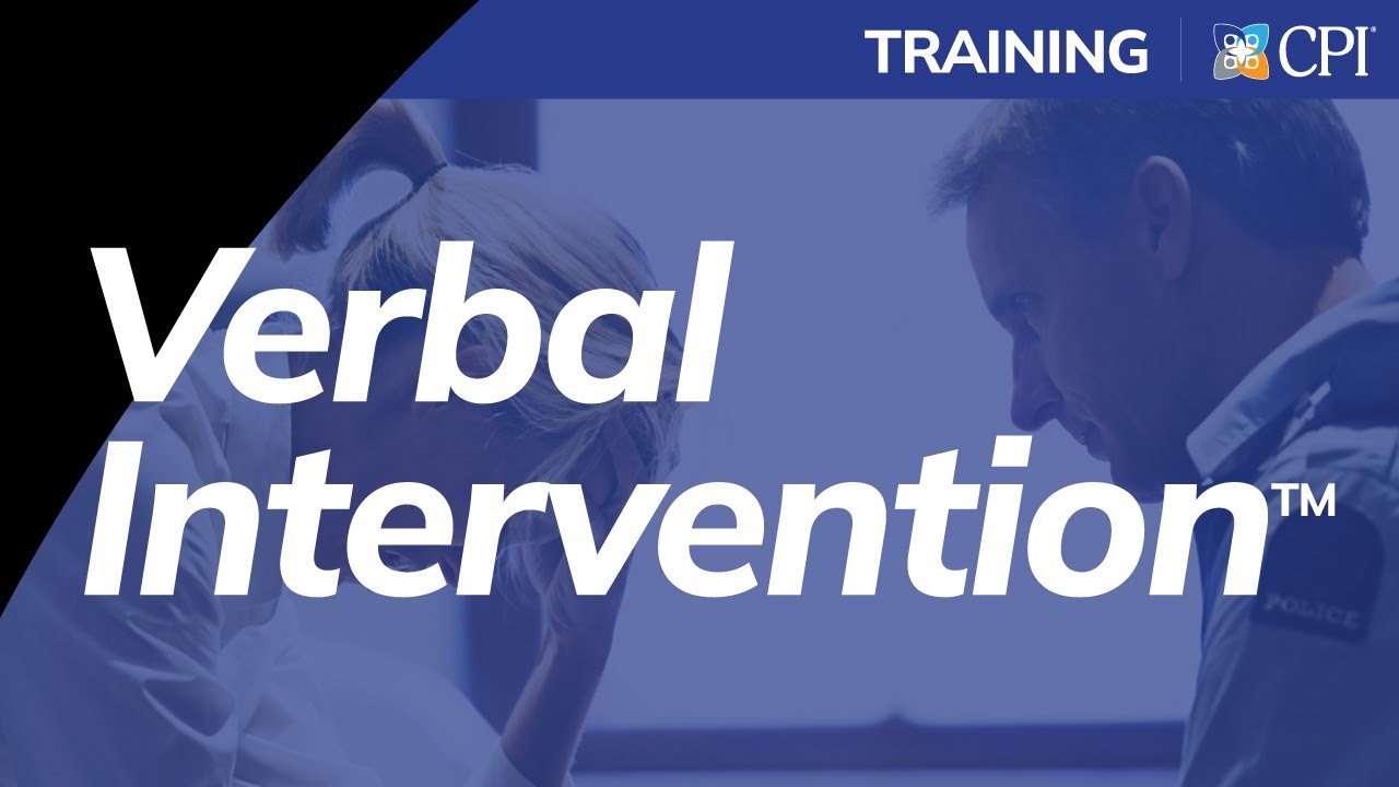CPI Verbal Intervention™ Training