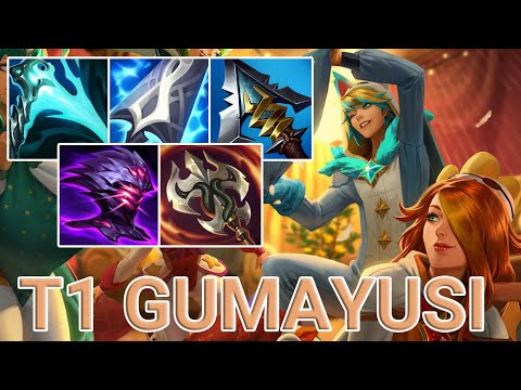 T1 Gumayusi Ezreal ADC VS Aphelios | KR Challenger Patch 13.8