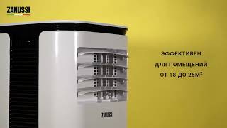 Кондиционер мобильный Zanussi Sonata ZACM-07 SN/N1 белый - купить в ...