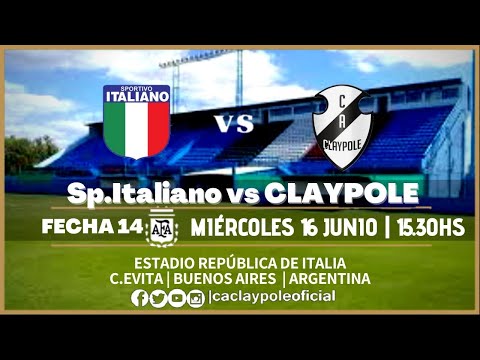 Sportivo Italiano vs Claypole | Fecha 14 | Apertura Primera C 2021